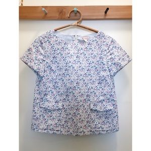 Brooks Brothers brocade pocket blouse, 14